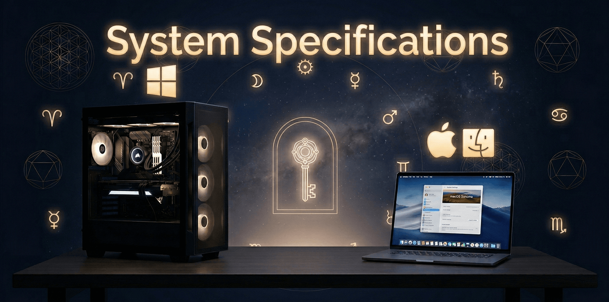 CosmoKey Software system requirements